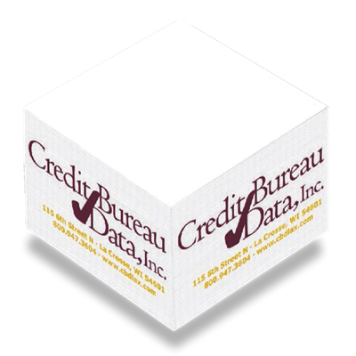 Cube Notes - 3 3/8" x 3-3/8" x 1 3/4" - 350 Sheets